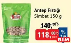 SİMBAT ANTEP FISTIĞI 150 G